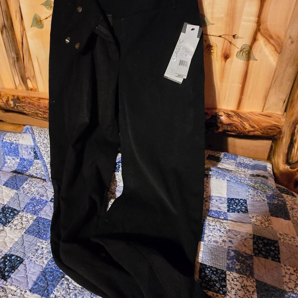 Ladies rafaella classic black pants NWT
